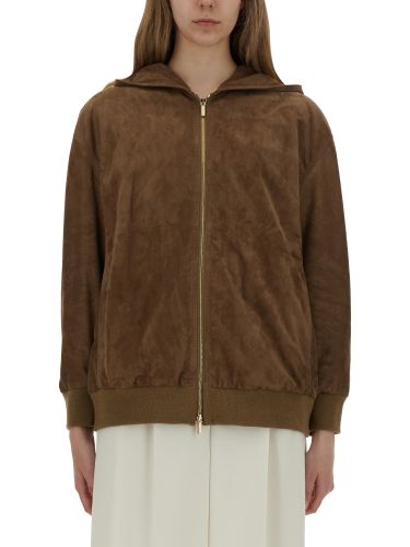 S max mara "zeno" leather jacket - s max mara - Modalova