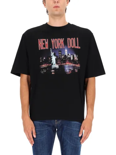 X vaquera print t-shirt - dsquared2 - Modalova