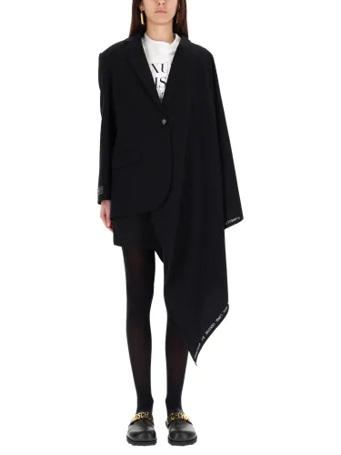 Moschino wool flannel jacket - moschino - Modalova