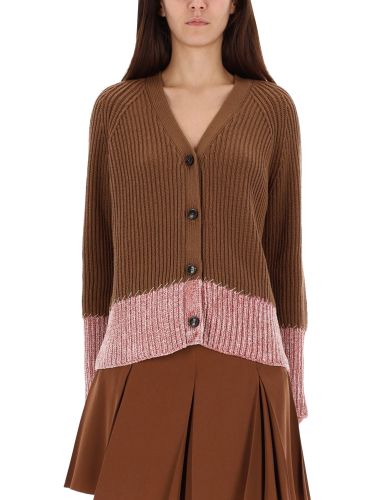 Cardigan with "color block" pattern - marni - Modalova