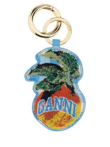 Ganni keychain "apple" - ganni - Modalova