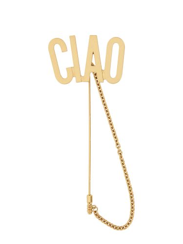 Moschino tie clip "hello" - moschino - Modalova