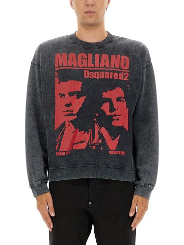 Dsquared sweatshirt with print - dsquared - Modalova