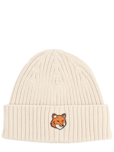 Maison kitsuné "fox head" cap - maison kitsuné - Modalova