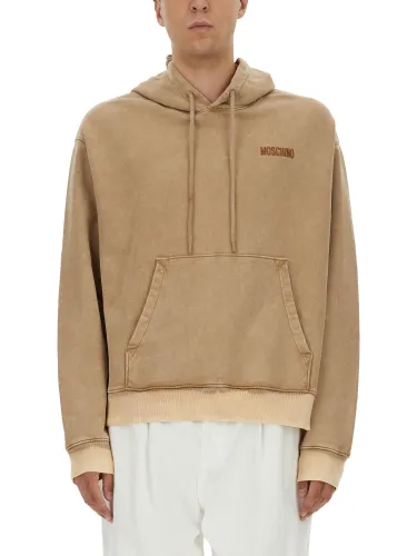 Moschino sweatshirt with logo - moschino - Modalova