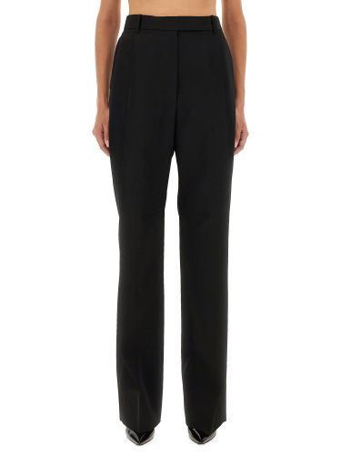 Sharp wool pants with pleats - tom ford - Modalova