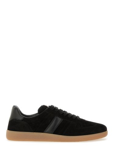 Tom ford leather sneaker with logo - tom ford - Modalova