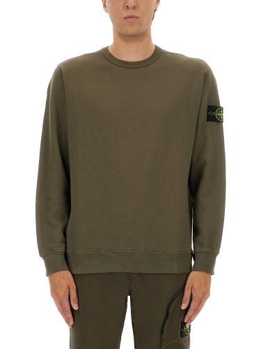 Organic cotton sweatshirt - stone island - Modalova