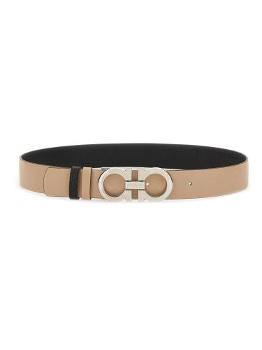 Ferragamo gancini reversible belt - ferragamo - Modalova