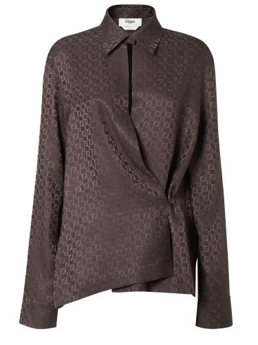 Fendi ff jacquard shirt - fendi - Modalova