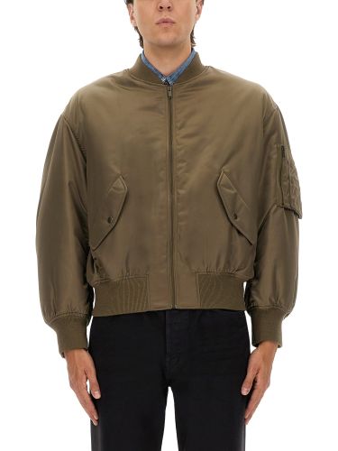 Water-repellent bomber jacket - saint laurent - Modalova