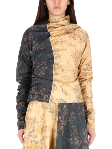 Ganni tops with ruches - ganni - Modalova