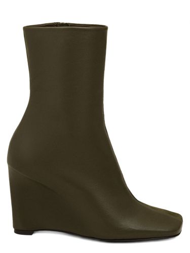 Ami paris stivaletto in pelle - ami paris - Modalova