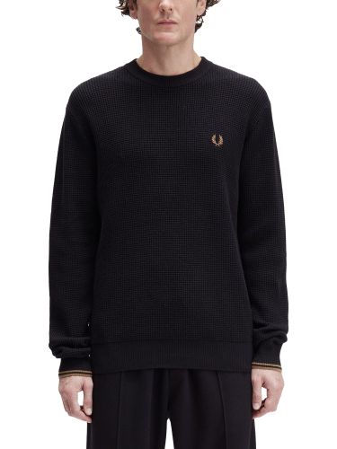 Fred perry knit with embossed work - fred perry - Modalova