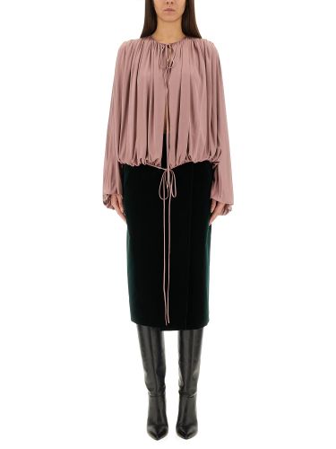 Saint laurent fluid knit blouse - saint laurent - Modalova