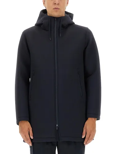 Long parka in three layers "scuba" - herno - Modalova
