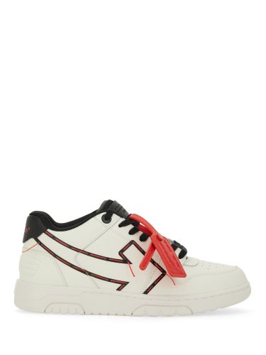 Off-white leather sneaker - off-white - Modalova