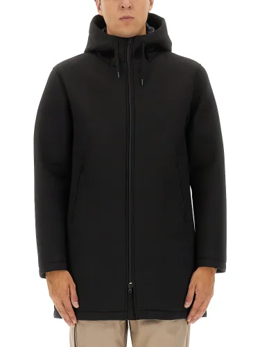 Long parka in three layers "scuba" - herno - Modalova