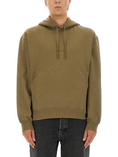 Hooded sweatshirt with logo - saint laurent - Modalova
