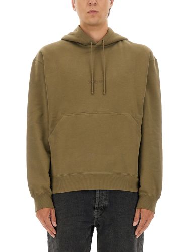 Hooded sweatshirt with logo - saint laurent - Modalova