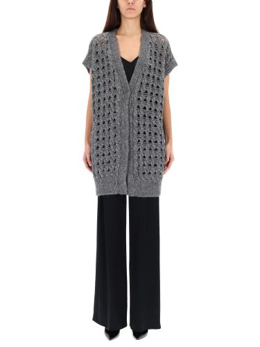 Vest with perforated workmanship - herno - Modalova