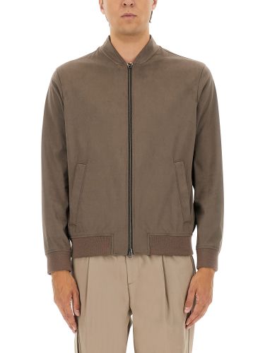 Resort" bomber jacket in suede alternatives - herno - Modalova
