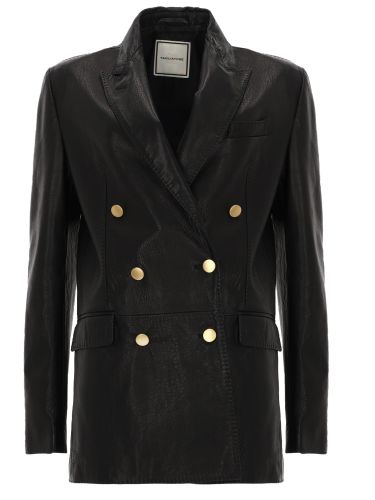 Tagliatore leather blazer - tagliatore - Modalova