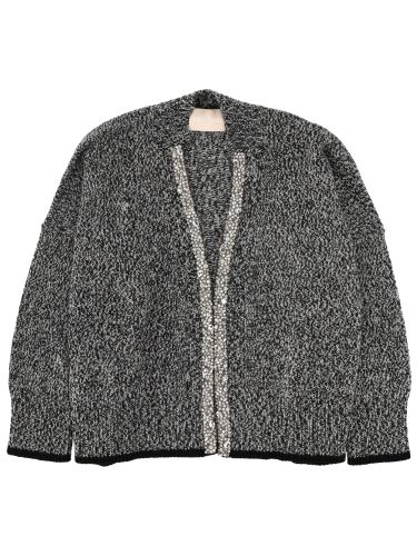 Cardigan with mouliné workmanship - circus hotel - Modalova