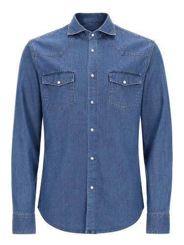 Camicia in denim di cotone - brian dales - Modalova