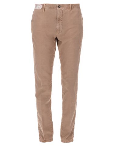 Incotex pantalone con patch logo - incotex - Modalova