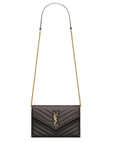 Pochette "envelope" con catena cassandre - saint laurent - Modalova