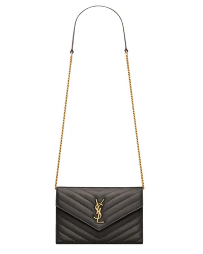 Portafoglio con catena "envelope cassandre" - saint laurent - Modalova