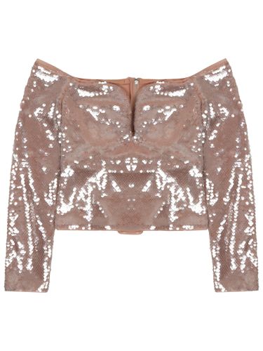 Sequined sleeveless top - self-portrait - Modalova