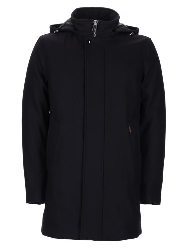 Cappotto in lana con cappuccio - palto - Modalova