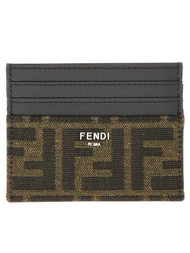 Fendi leather card holder - fendi - Modalova