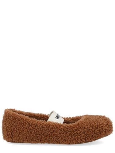 Moon boot shearling ballerina - moon boot - Modalova