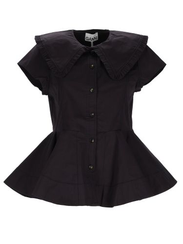 Ganni ruffle shirt - ganni - Modalova