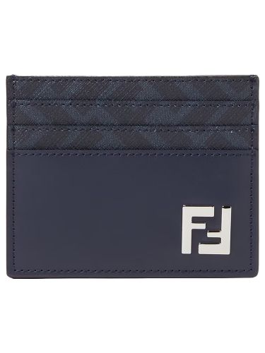Fendi leather card holder - fendi - Modalova