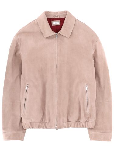 Brunello cucinelli suede jacket - brunello cucinelli - Modalova
