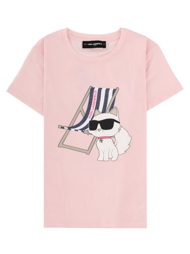 Karl lagerfeld t-shirt con stampa - karl lagerfeld - Modalova