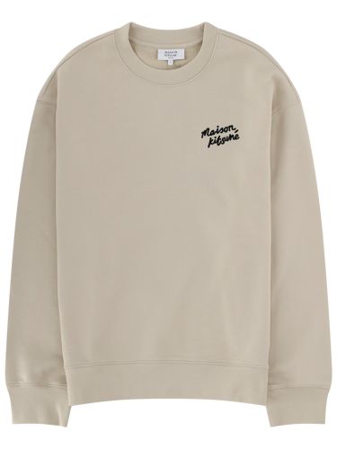 Maison kitsuné felpa con logo - maison kitsuné - Modalova