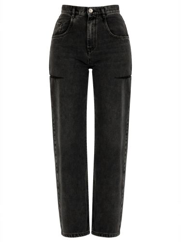 Jeans con dettaglio cut out - maison margiela - Modalova