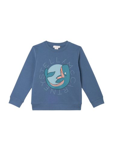 Sweatshirt with "whale" logo - stella mccartney - Modalova