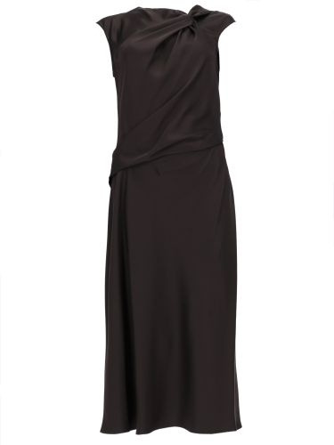 Abito "twist bodice" in satin - theory - Modalova