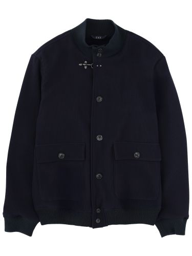 Fay wool jacket with buttons - fay - Modalova