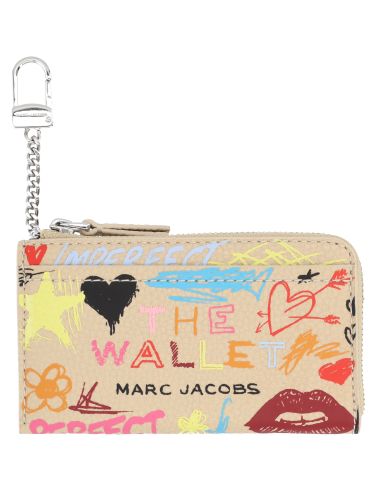 Portafoglio "the punk scribble" - marc jacobs - Modalova