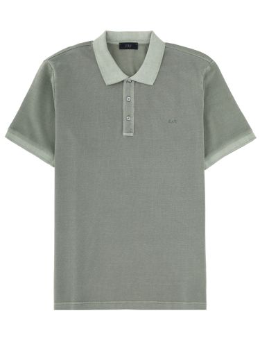 Fay polo with logo - fay - Modalova