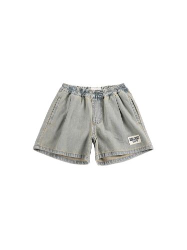 Bermuda in denim di cotone - bobo choses - Modalova