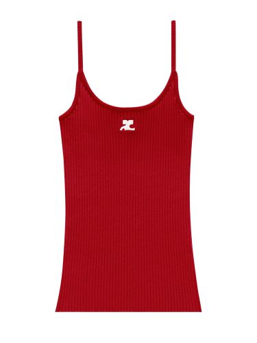 Courreges "reedition" knit tank top - courreges - Modalova