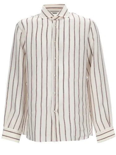 Brunello cucinelli camicia in lino - brunello cucinelli - Modalova